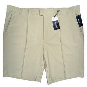 Alfani Mens Beige Size 40 Shorts Alfatech Twill Stretch Breathable Chino Khaki